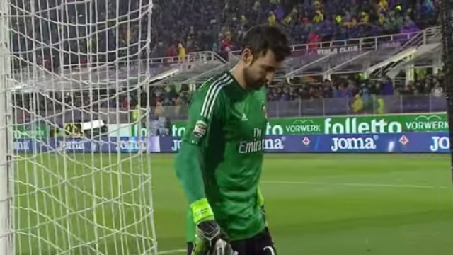 Il portiere del Milan Diego Lopez