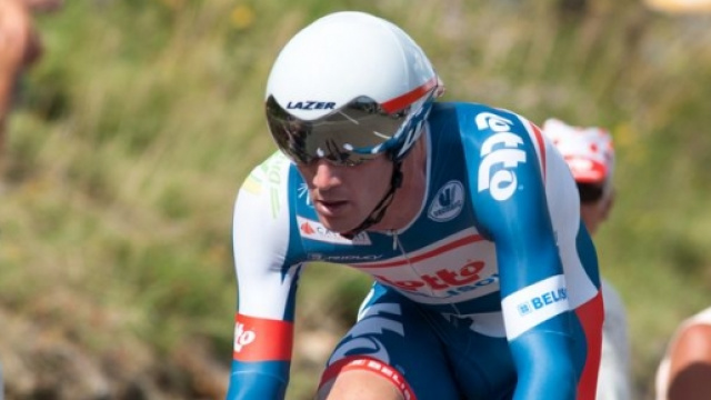 Jurgen Van den Broeck impegnato a cronometro