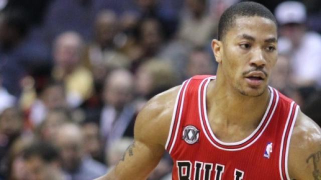 La stella dei Bulls Derrick Rose (foto: Wikipedia)