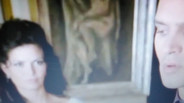 Laura Torrisi e Gabriel Garko in una scena.