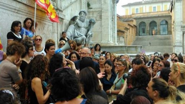 Lo stato di agitazione delle docenti di Roma