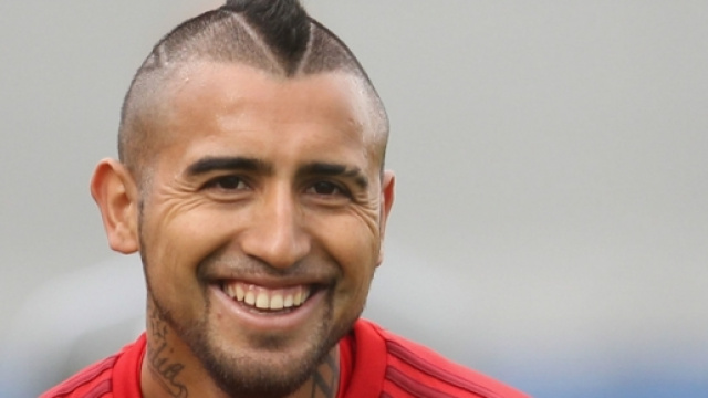 Arturo Vidal con la sua nuova maglia