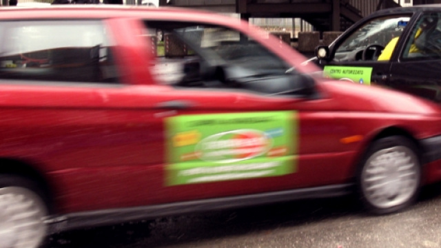 La foto di un sinistro stradale