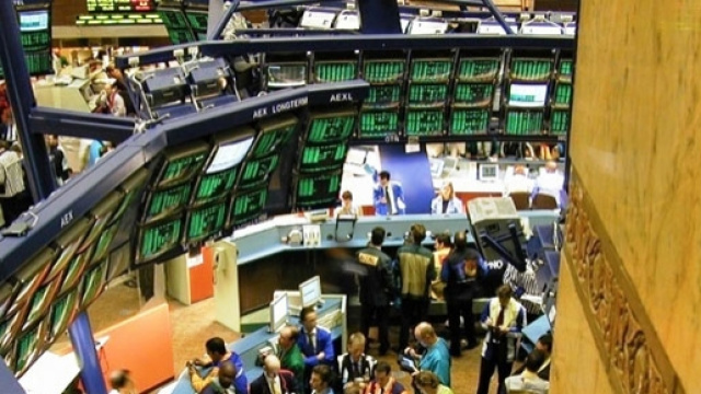 Borsa di Atene nel pieno delle contrattazioni