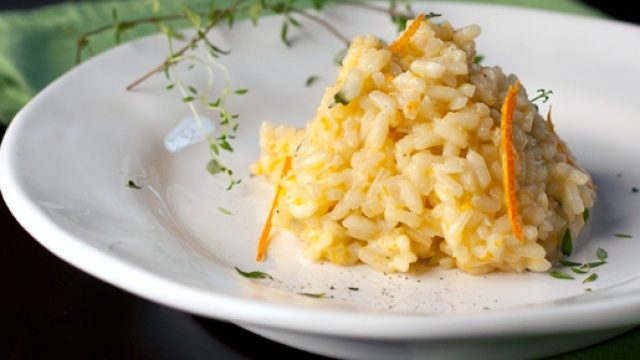 risotto alle arance. Ricetta semplice