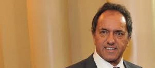 Scioli de campa&ntilde;a en Argentina