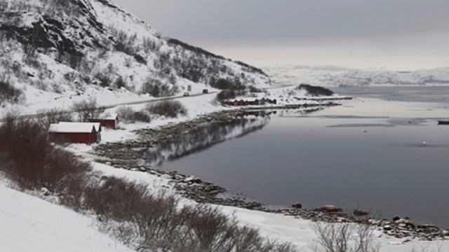 Paesaggio autunnale nei dintorni di Kirkenes