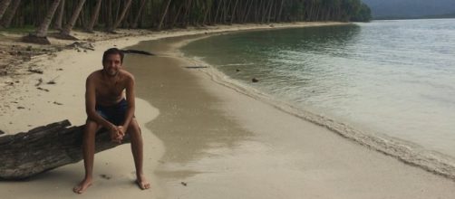 Luciano Cicerchia, uno de sus viajes por el mundo