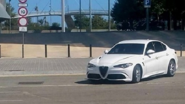 Alfa Romeo Giulia Quadrifoglio verde in Spagna