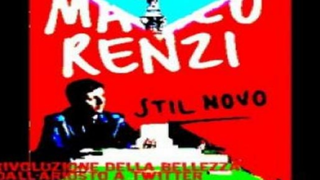 poesia visiva di fvturgvuerra, 2012, Renzi 2.0