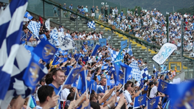 Tifoseria del Bescia, in una gara di Campionato