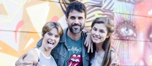 Karina, Lob&atilde;o e Bianca. Foto: Globo