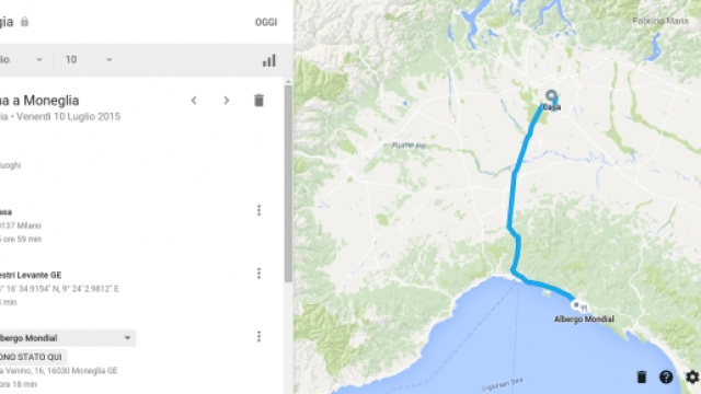Cronologia di un fine settimana a Moneglia
