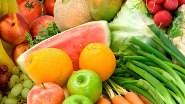 Frutta, verdura e il benessere per i piccini.