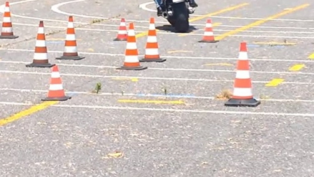 Esame per la patente da motociclista