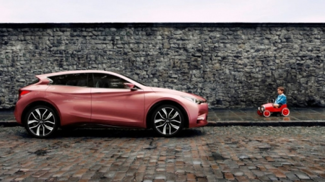 Q30 della Infiniti, il marchio di lusso Nissan.