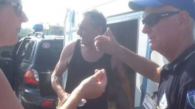 Foto dal luogo dell'incidente.