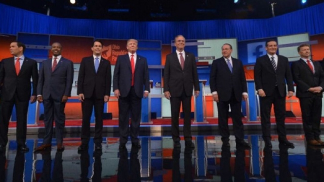 I candidati al GOP Debate di Cleveland