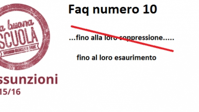 La correzione della faq incriminata