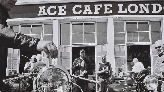Ace Cafe London, ritrovo storico della citt&agrave;.