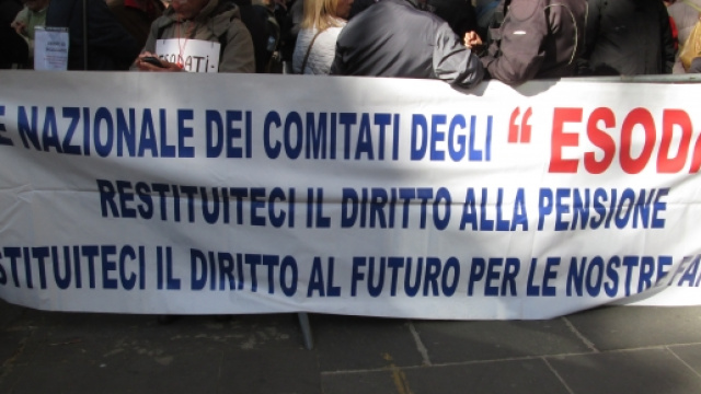 Presidi e manifestazioni "permanenti" in 4 anni