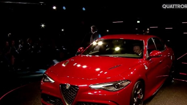 La presentazione dell'Alfa Romeo Giulia