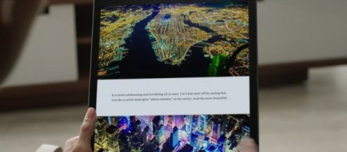 This super-sized iPad has a 12.9 inches screen.