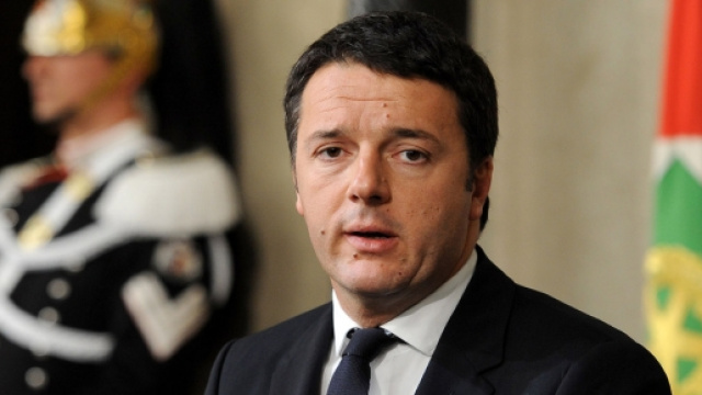 Il premier italiano, Matteo Renzi