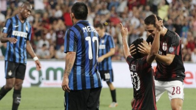 Inter-Milan, tutto pronto per il derby di Milano.