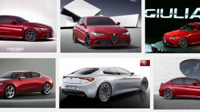 Alfa Romeo Giulia e Audi A4 a Francoforte