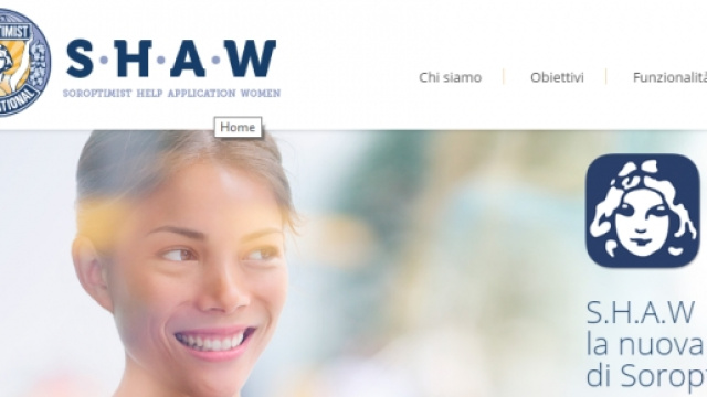 Nella foto: screenshot del sito internet di SHAW