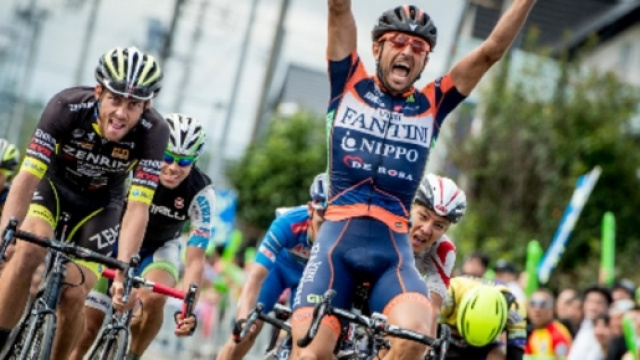 Daniele Colli, la vittoria al Tour of Hokkaido
