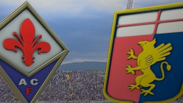 I simboli di Fiorentina e Genoa