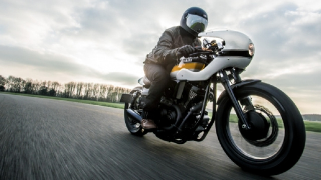 "Dangan" la Yamaha XV950 secondo Steve Hunt