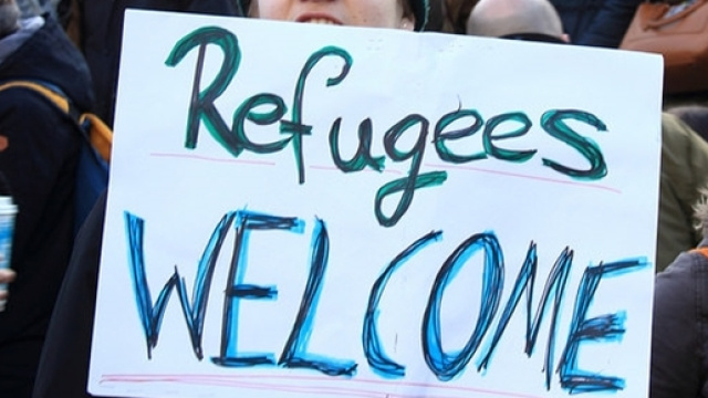 Una manifestazione ad Amburgo.