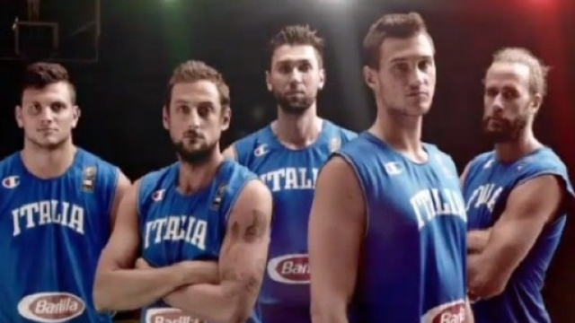 I giocatori della Nazionale di basket italiana