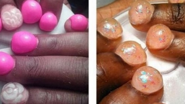 L'ultima moda della Bubble nails.