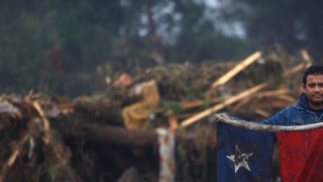 Immagine emblematica del terremoto del 2010