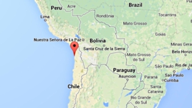 La zona vicino l'epicentro del terremoto in Cile