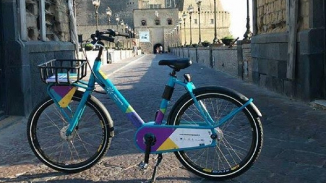 Le biciclette gratuite del Bike Sharing Napoli