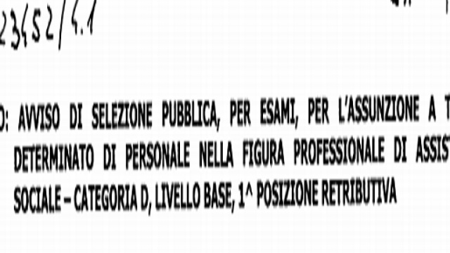 Bando per assistenti sociali tutte le info
