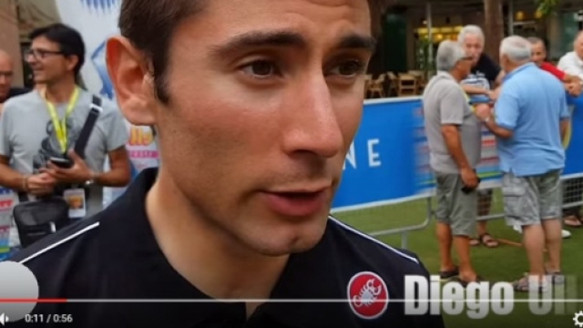 Diego Ulissi parla al Memorial Pantani
