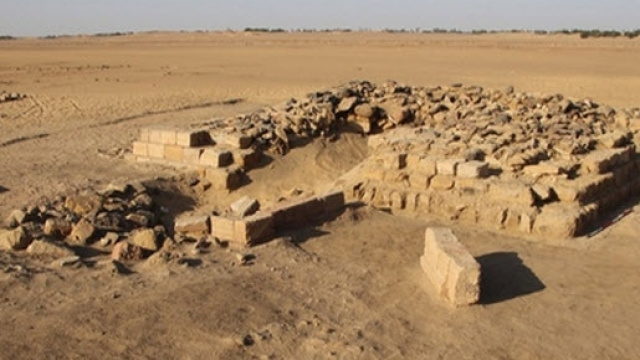 I resti di una delle piramidi scoperte in Sudan