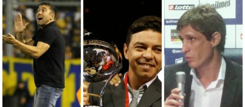 De izquierda a derecha, Coudet, Gallardo y Sava.