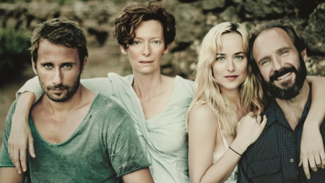 Il cast di 'A Bigger Splash' di Luca Guadagnino