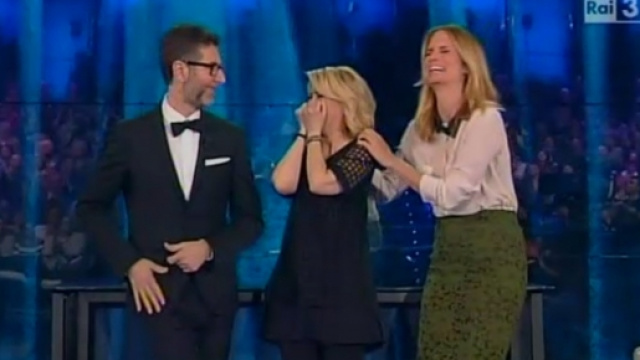 Fazio, Luciana Littizzetto e Filippa Lagerback