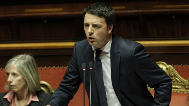 Matteo Renzi discute della legge sul Senato