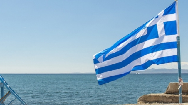 Una spiaggia deserta in Grecia