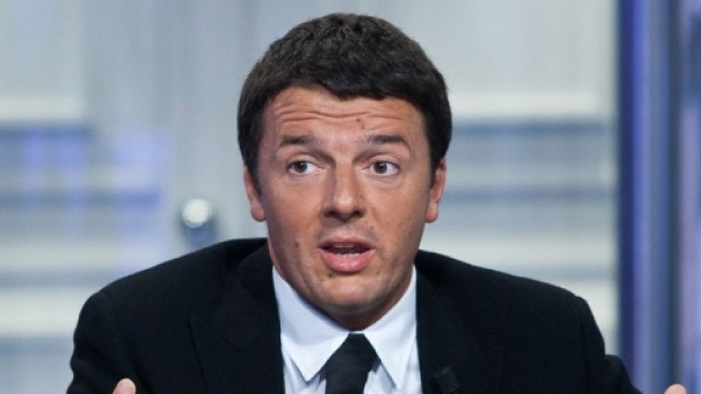 Il premier italiano Matteo Renzi