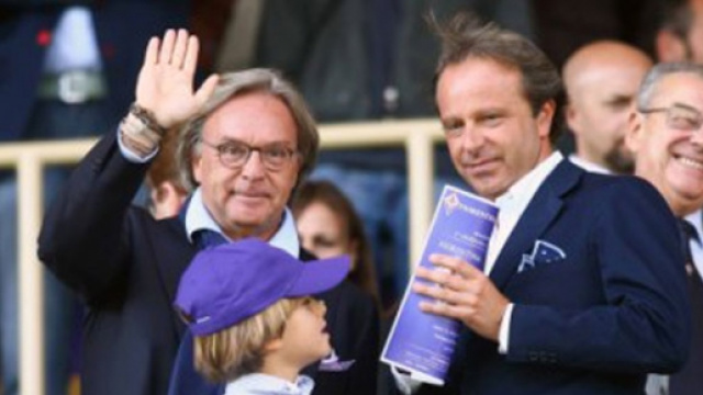 Diego ed Andrea Della Valle della Fiorentina